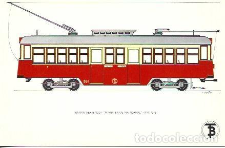 Postales: POSTAL A7123: Tranvia Serie Novecientos Via normal