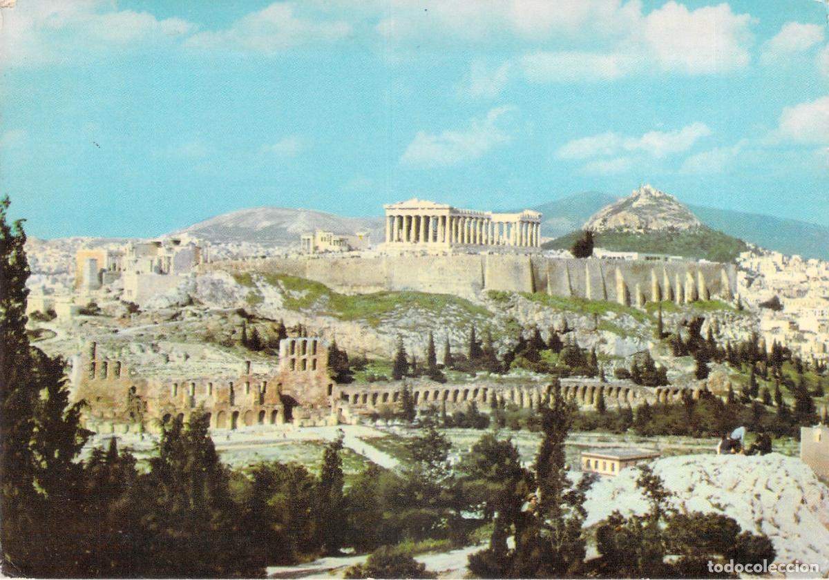 Postales: Postal de la Acr&oacute;polis en Atenas, Grecia