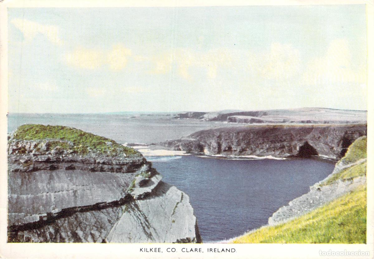 Postales: Postal de los acantilados de Kilkee, Condado de Clare, Irlanda