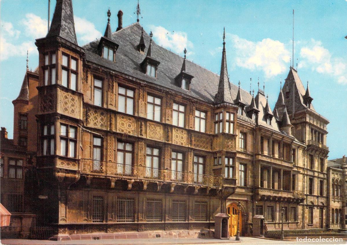 Postales: Postal del Palacio Gran Ducal en Luxemburgo