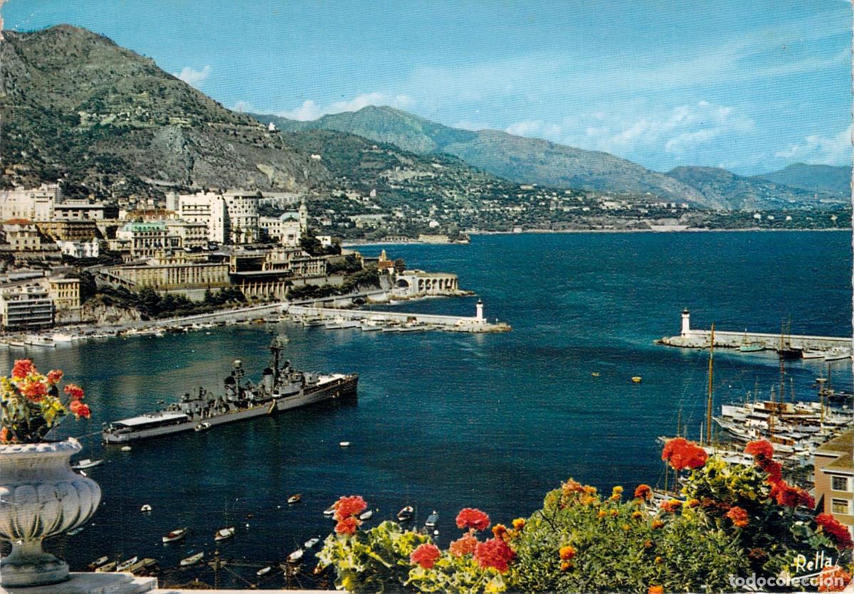 Postales: Postal de Monaco y Montecarlo con Vista del Puerto