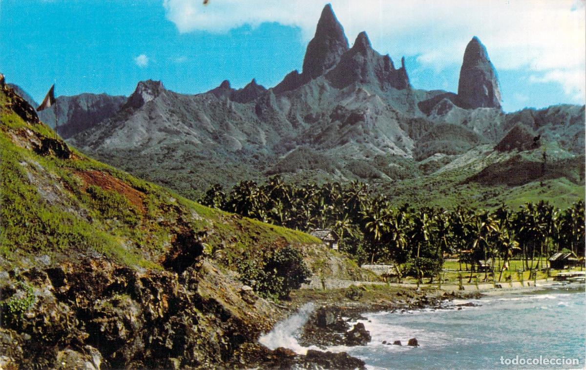 Postales: Postal de las Islas Marquesas en la Polinesia Francesa