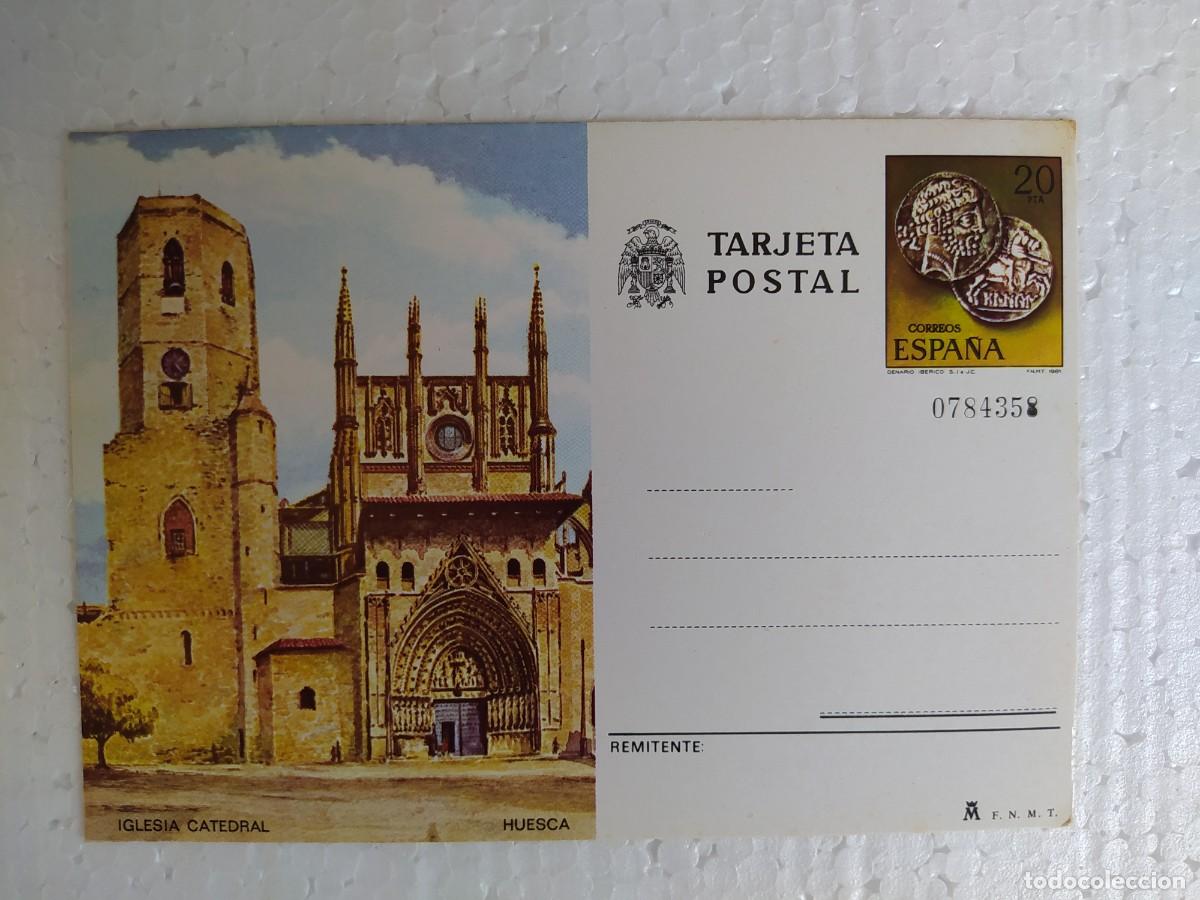 Postales: 1981 tarjeta postal entero Espa&ntilde;a catedral de Huesca