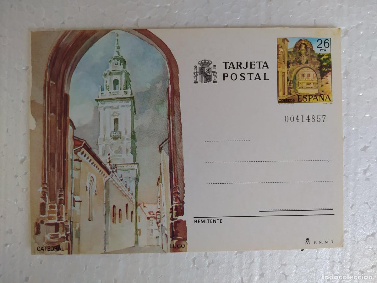 Postales: 1983 tarjeta postal entero Espa&ntilde;a catedral de Lugo