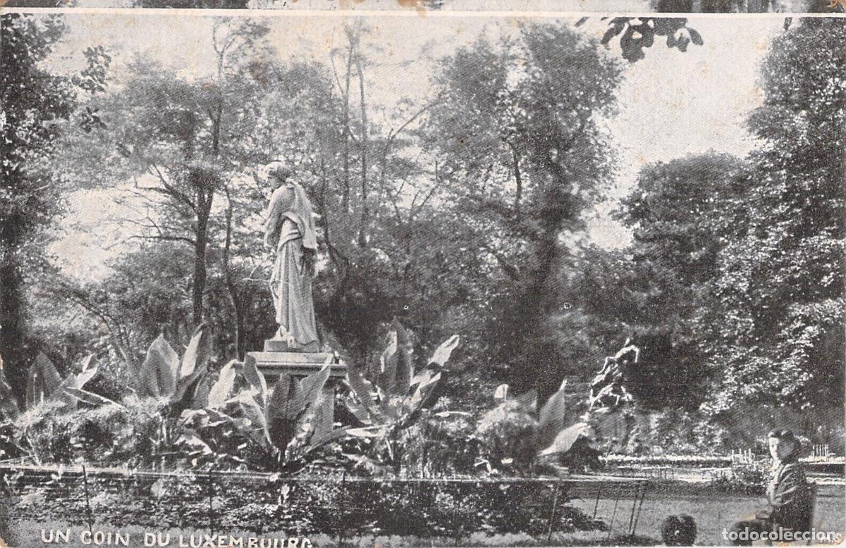 Postales: Postal de un rinc&oacute;n del Parque Municipal de Luxemburgo