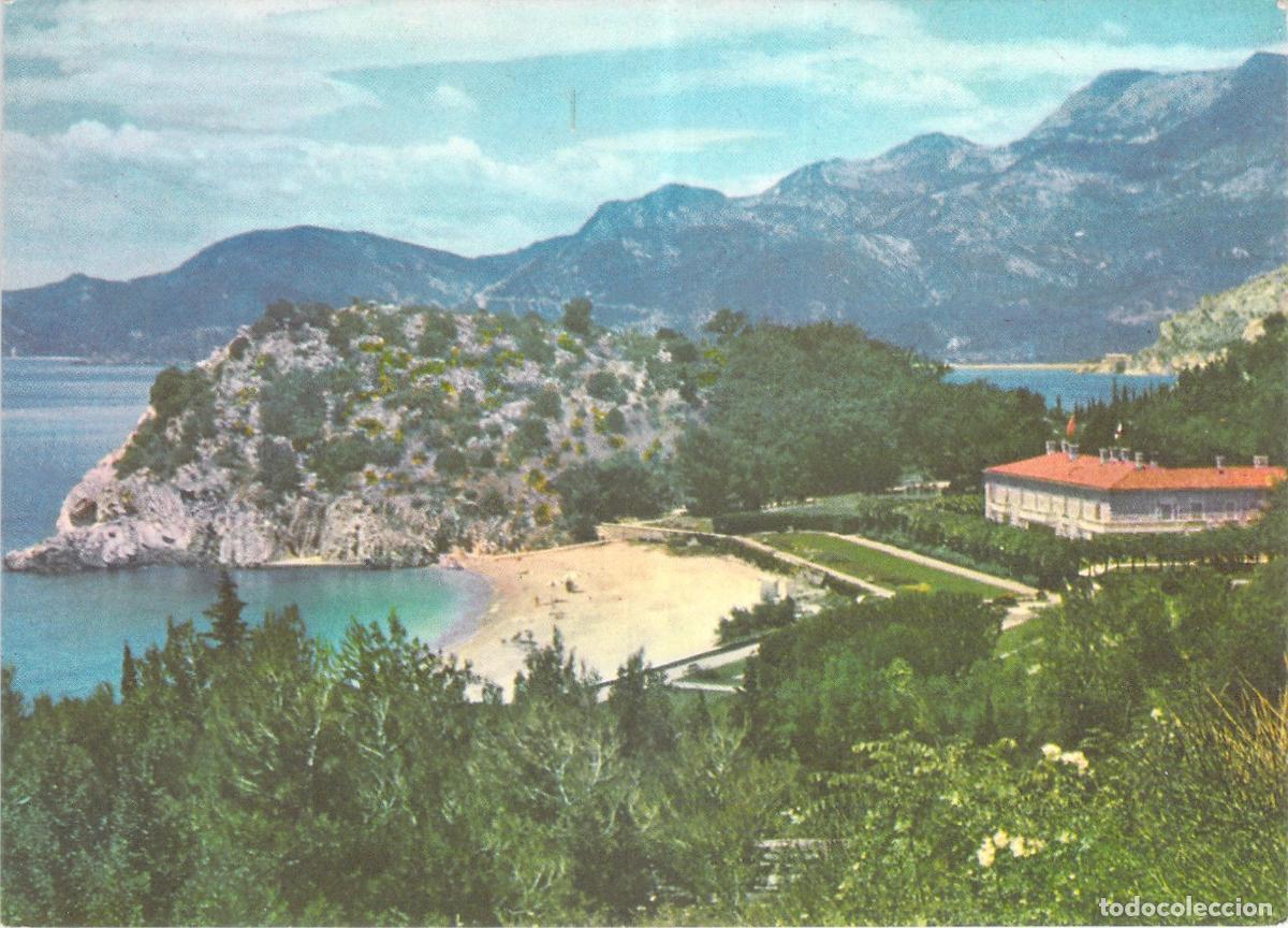 Postales: Postal de Hotel Miločer en Montenegro, Yugoslavia