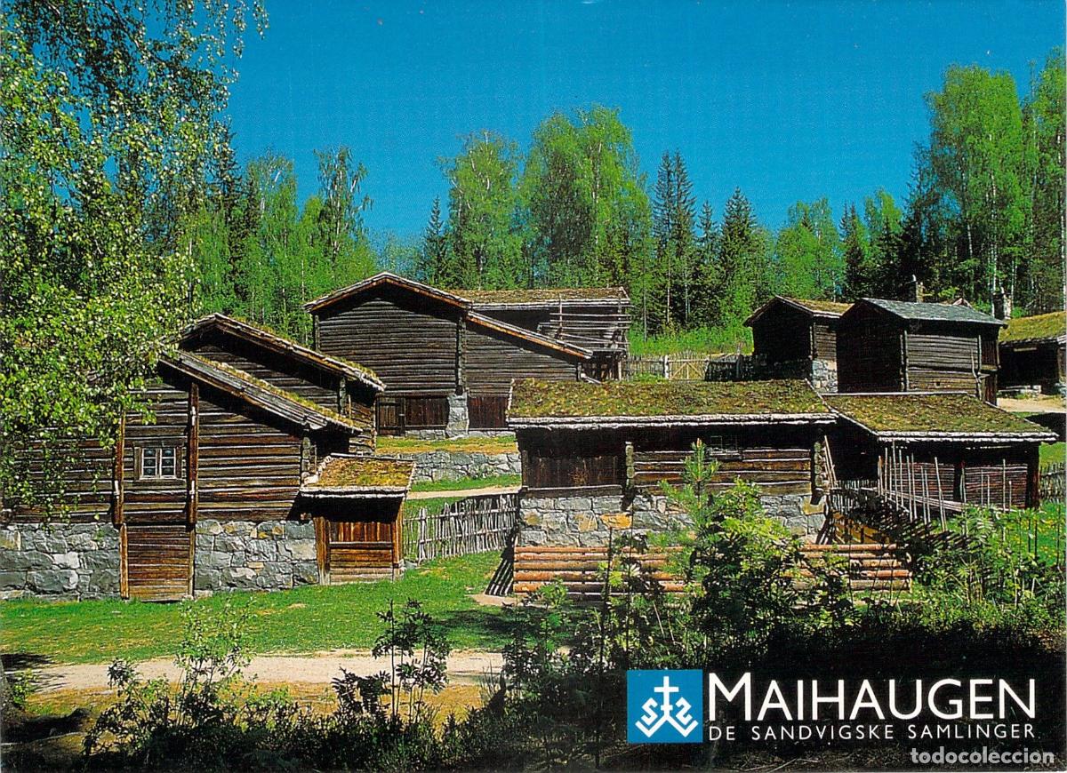 Postales: Postal de la Granja &Oslash;ygarden en el Museo Maihaugen, Lillehammer