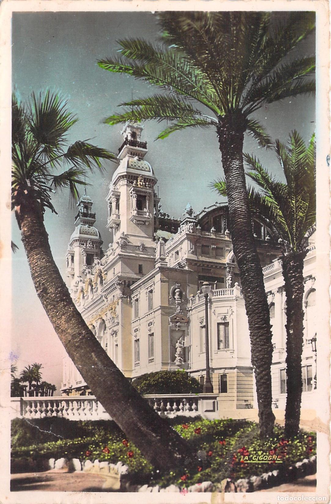 Postales: Postal de Monte-Carlo Casino y las Terrazas M&oacute;naco