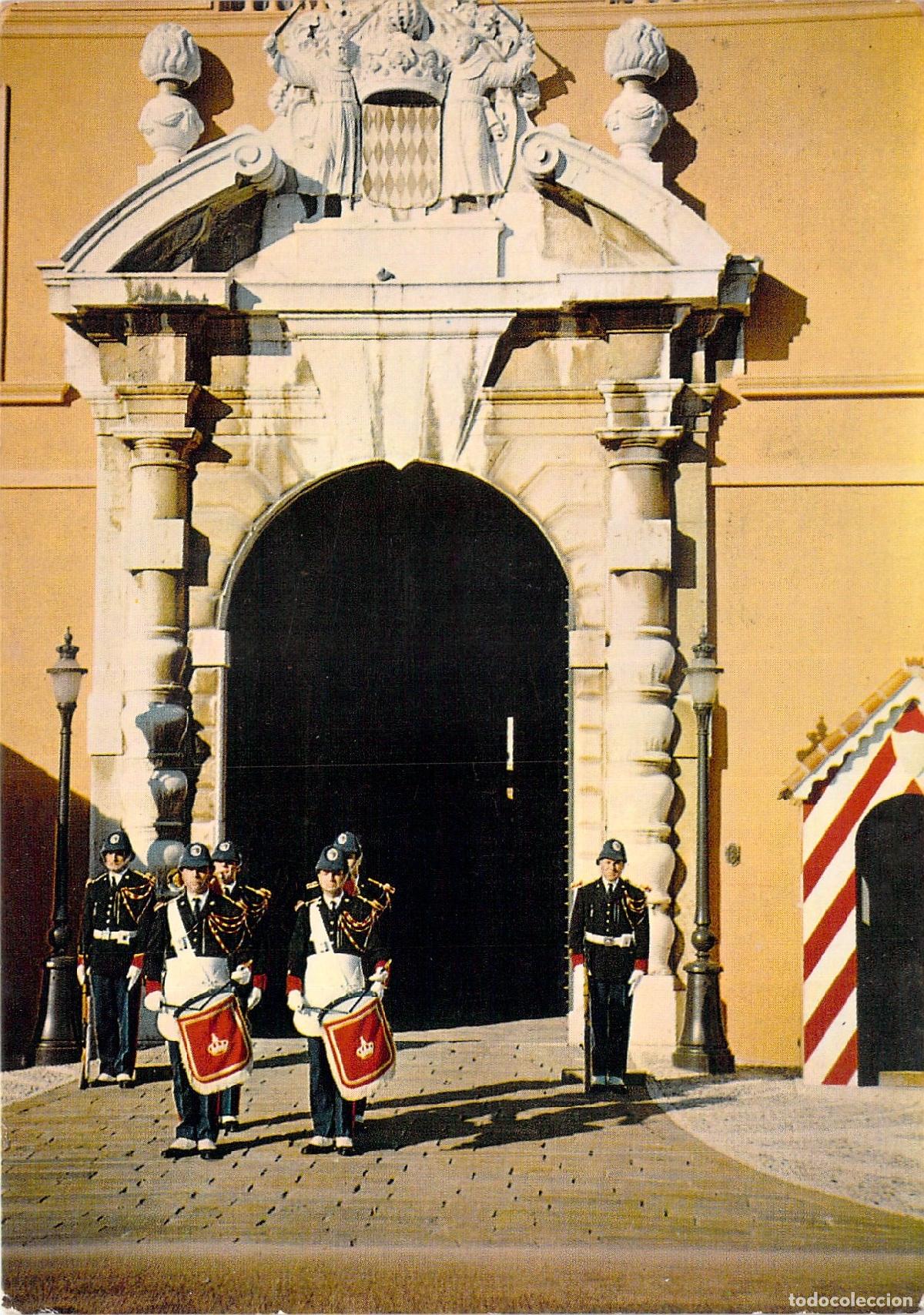 Postales: Postal de la Guardia en el Palacio del Pr&iacute;ncipe de M&oacute;naco