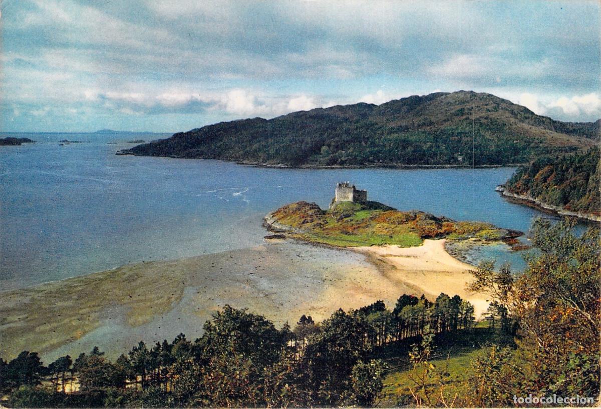Postales: Postal de Castillo Tioram y Loch Moidart en Argyll-shire Escocia