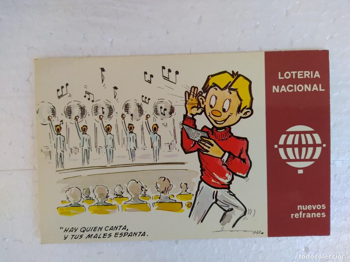 Postales: 1979 postal loter&iacute;a nacional nuevos refranes