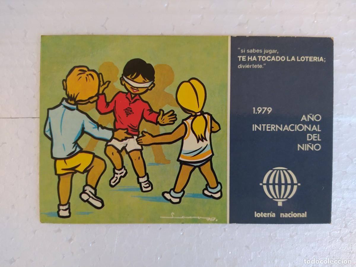 Postales: 1979 postal loter&iacute;a nacional a&ntilde;o internacional del ni&ntilde;o