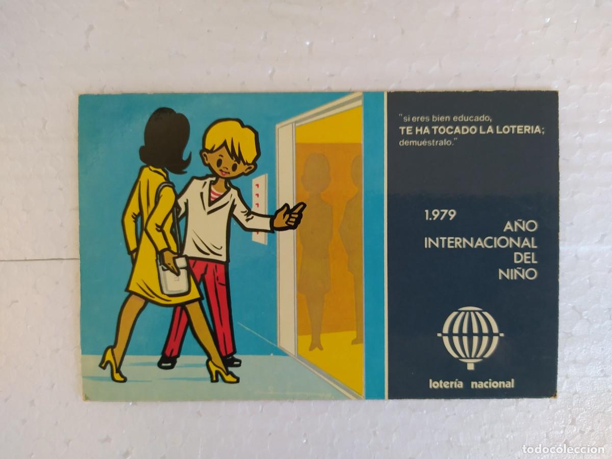 Postales: 1979 postal loter&iacute;a nacional a&ntilde;o internacional del ni&ntilde;o