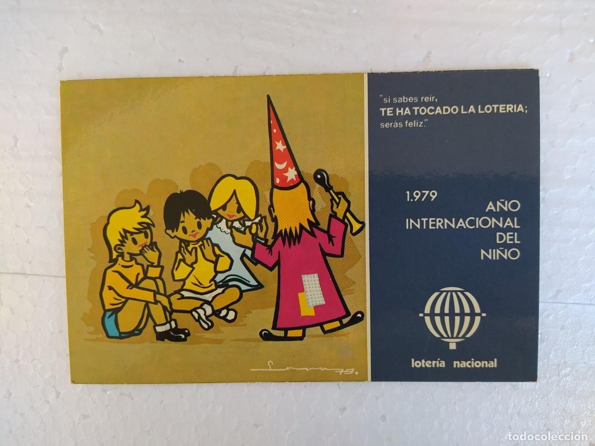 Postales: 1979 postal loter&iacute;a nacional a&ntilde;o internacional del ni&ntilde;o