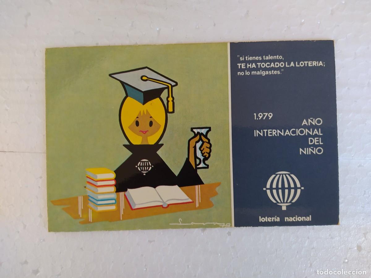 Postales: 1979 postal loter&iacute;a nacional a&ntilde;o internacional del ni&ntilde;o