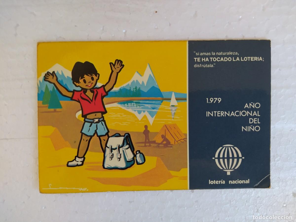 Postales: 1979 postal loter&iacute;a nacional a&ntilde;o internacional del ni&ntilde;o
