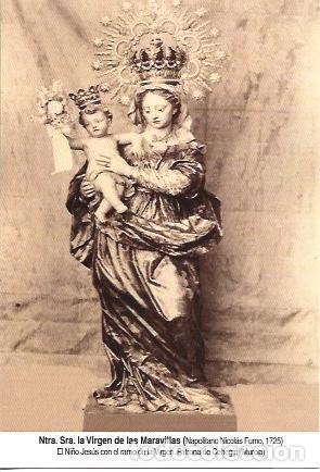 Postcards: POSTAL A6997: Detalle de la Virgen de las Maravillas de Napolitano Farno. Cehegin, Murcia