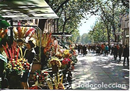 Postcards: POSTAL A7187: Las Ramblas de Barcelona