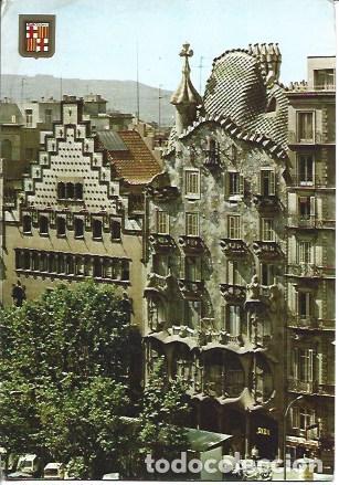 Postcards: POSTAL A7192: Casa Batllo de Barcelona