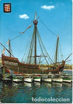 Postcards: POSTAL A7222: Barcelona. Carabela de Santa Maria