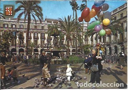 Postcards: POSTAL A7184: Barcelona. Plaza Real