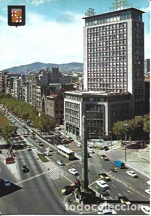 Postcards: POSTAL A7232: Vista aerea de la Avenida Diagonal de Barcelona