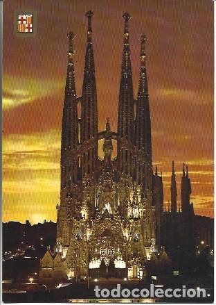 Postcards: POSTAL A7198: La Sagrada Familia de Barcelona