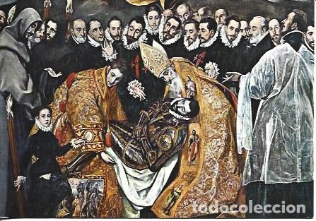 Postcards: POSTAL A7252: Detalle de El entierro del Conde de Orgaz, por El Greco