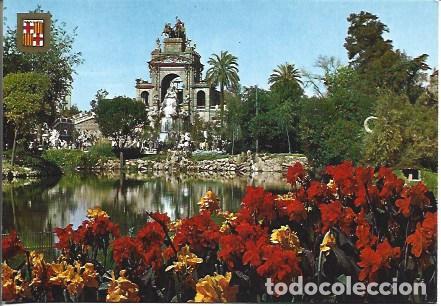 Cartoline: POSTAL A7204: Cascada del Parque de la Ciutadella de Barcelona