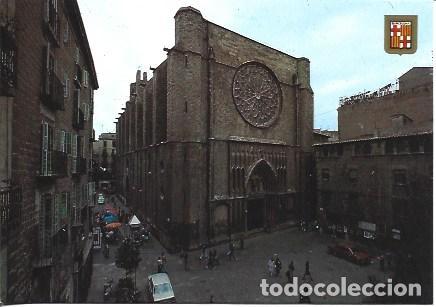 Cartoline: POSTAL A7211: Plaza e iglesia del Pi en Barcelona