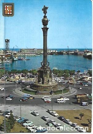 Cartoline: POSTAL A7216: Monumento a Colon en Barcelona