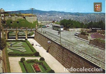 Cartoline: POSTAL A7272: Vista parcial del Castillo de Montjuic