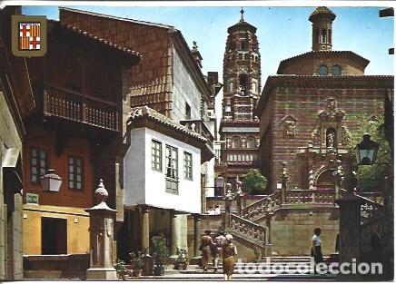 Cartoline: POSTAL A7282: Plaza del Pueblo Espa&ntilde;ol de Barcelona