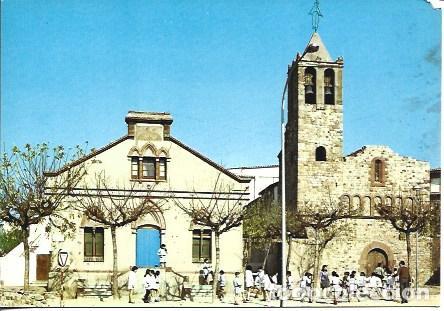 Cartoline: POSTAL A7287: Iglesia de Montmelo