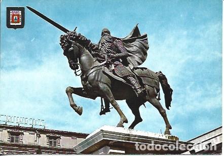 Cartoline: POSTAL A7253: Estatua del Cid Campeador en Burgos