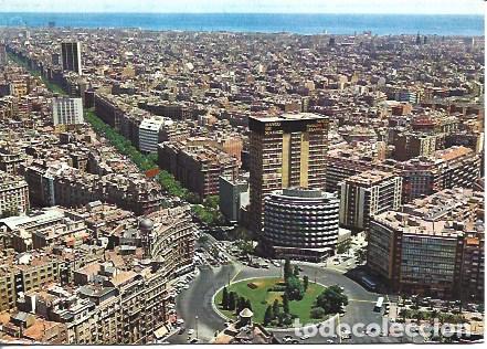 Cartoline: POSTAL A7342: Vista aerea de la Avenida Diagonal de Barcelona