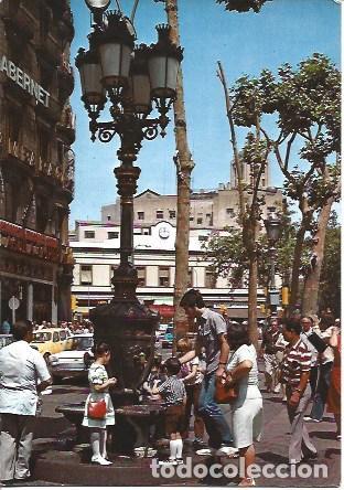 Postales: POSTAL A7274: Fuente de Canaletas en Barcelona