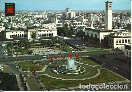 Postales: POSTAL A7377: Plaza de las Naciones Unidas en Casablanca