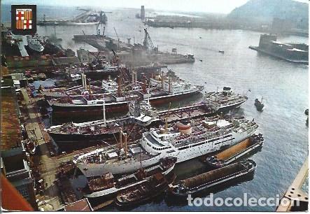 Postales: POSTAL A7286: Detalle del Puerto de Barcelona