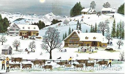 Postales: POSTAL A7387: Invierno en Appenzell, por H. G&uuml;del