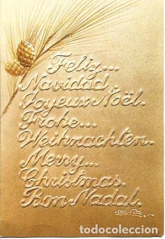 Postales: POSTAL DE NAVIDAD A7432: Felicitacion de Navidad