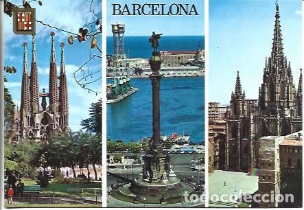 Postales: POSTAL A7333: Monumentos de Barcelona