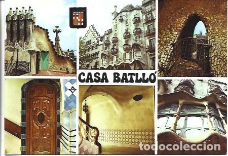 Cartes Postales: POSTAL A7329: Vistas de la Casa Batllo