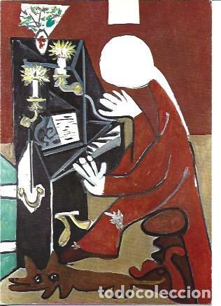 Postkarten: POSTAL A7343: El piano, por Picasso