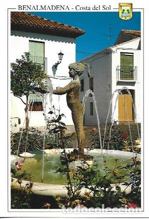 Postais: POSTAL A7520: Benalmadena, fuente de la Plaza de Espa&ntilde;a