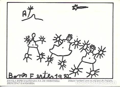 Postais: POSTAL A7537: Dibujo de ni&ntilde;o