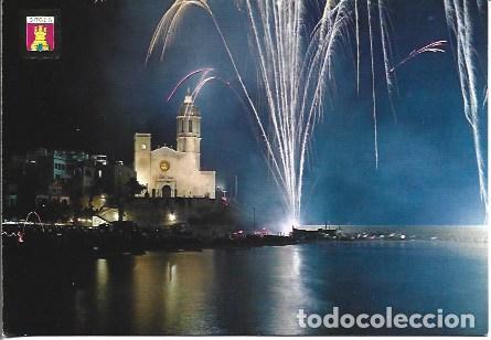 Postcards: POSTAL A7361: Fuegos artificiales en Sitges
