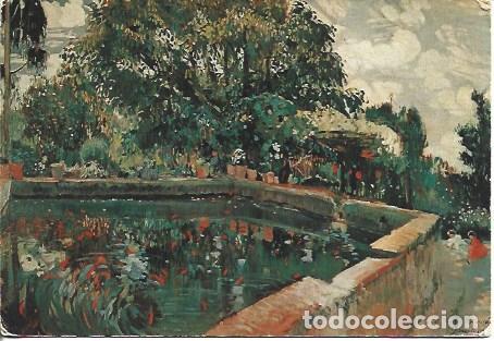 Postcards: POSTAL A7570: Estanque, por Trinxant