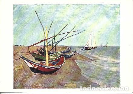 Postcards: POSTAL A7592: Barcas, por Van Gogh