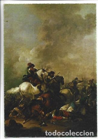 Postkarten: POSTAL A7585: Choque de Caballaeria, por Van der Meer